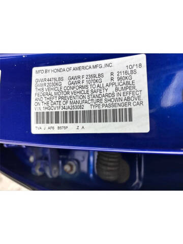 2018 Honda Accord Sport