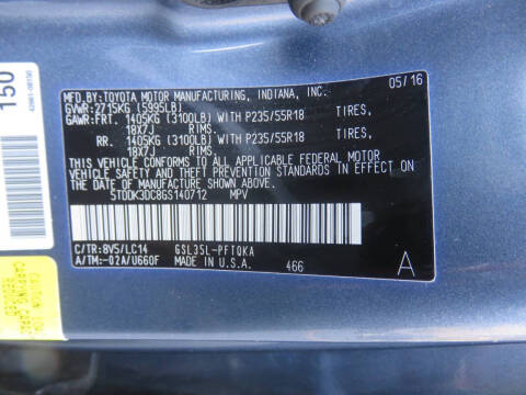 2016 Toyota Sienna XLE 7-Passenger