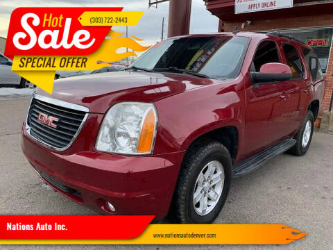 2011 GMC Yukon for sale at Nations Auto Inc. in Denver CO