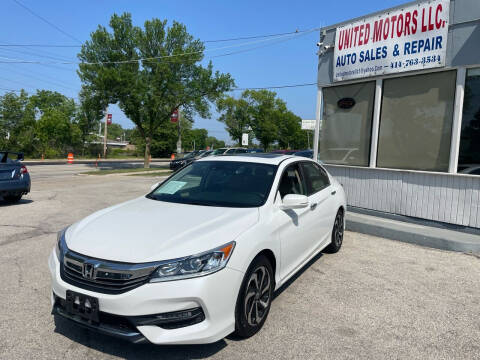 2016 Honda Accord for sale at United Motors LLC in Saint Francis WI