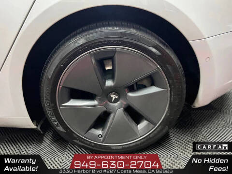 2021 Tesla Model 3 Standard Range Plus