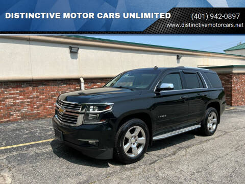2015 Chevrolet Tahoe for sale at DISTINCTIVE MOTOR CARS UNLIMITED in Johnston RI