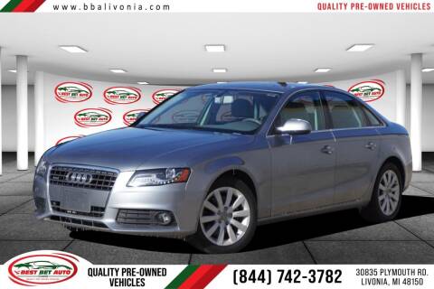 2011 Audi A4 for sale at Best Bet Auto in Livonia MI