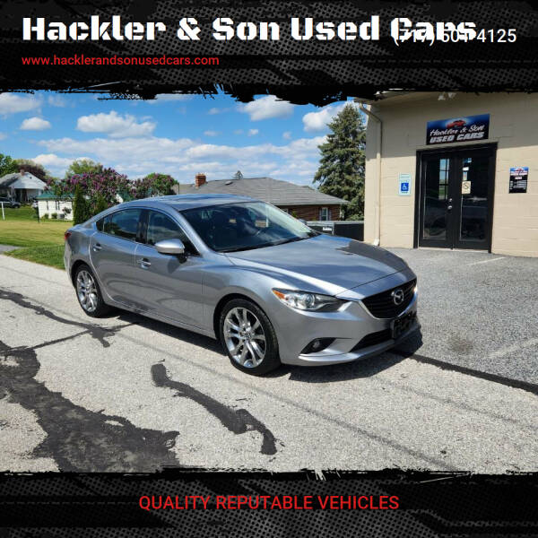 2014 Mazda MAZDA6 for sale at Hackler & Son Used Cars in Red Lion PA