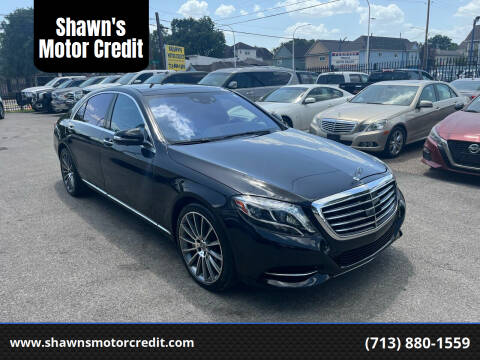 2017 Mercedes-Benz S-Class for sale at Shawn's Motor Credit in Houston TX
