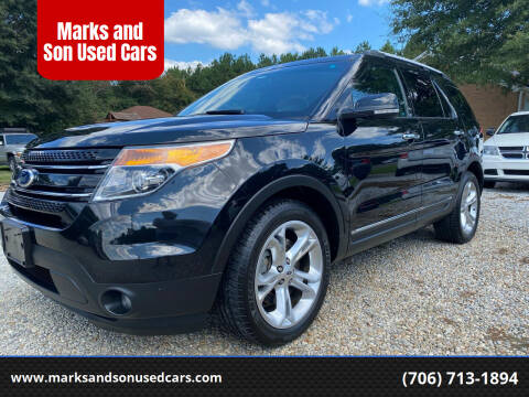 2013 Ford Explorer for sale at Marks and Son Used Cars in Athens GA
