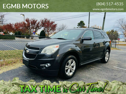 2013 Chevrolet Equinox for sale at EGMB MOTORS in Midlothian VA