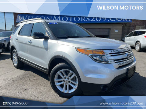 2013 Ford Explorer for sale at WILSON MOTORS in Stockton CA
