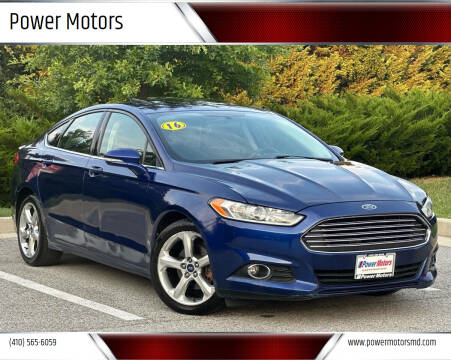 2016 Ford Fusion for sale at Power Motors in Halethorpe MD