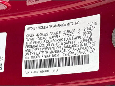 2019 Honda Accord LX