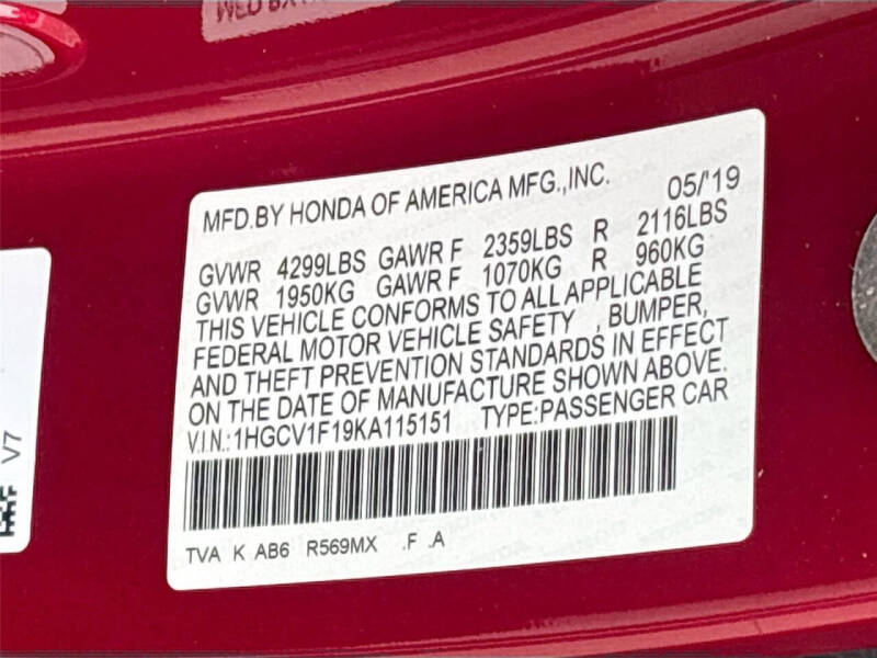 2019 Honda Accord LX