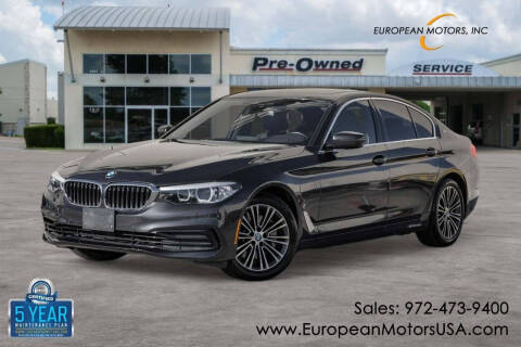 2019 BMW 5 Series for sale at European Motors Inc in Plano TX