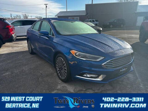 2017 Ford Fusion for sale at TWIN RIVERS CHRYSLER JEEP DODGE RAM in Beatrice NE