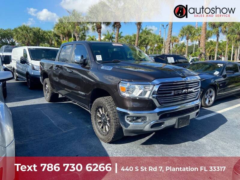 2019 RAM 1500 for sale at AUTOSHOW SALES & SERVICE in Plantation FL