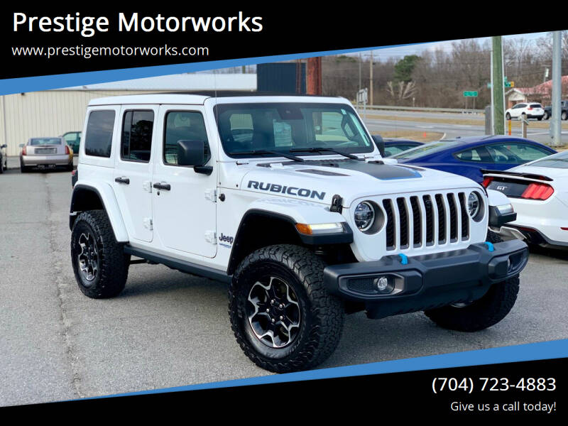 2021 Jeep Wrangler Unlimited for sale at Prestige Motorworks in Concord NC
