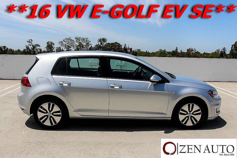 2016 Volkswagen e-Golf SE