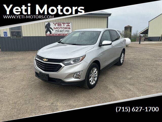 2020 Chevrolet Equinox for sale at Yeti Motors in Deerbrook WI