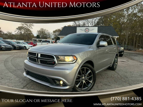 2018 Dodge Durango for sale at Atlanta United Motors in Jefferson GA