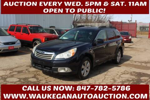 2012 Subaru Outback for sale at Waukegan Auto Auction in Waukegan IL
