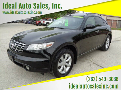2003 Infiniti FX35 for sale at Ideal Auto Sales, Inc. in Waukesha WI