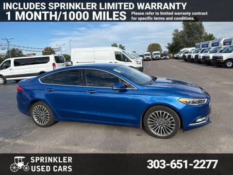 2017 Ford Fusion for sale at Sprinkler Used Cars in Longmont CO
