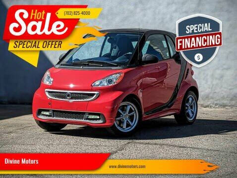 2015 Smart fortwo for sale at Divine Motors in Las Vegas NV