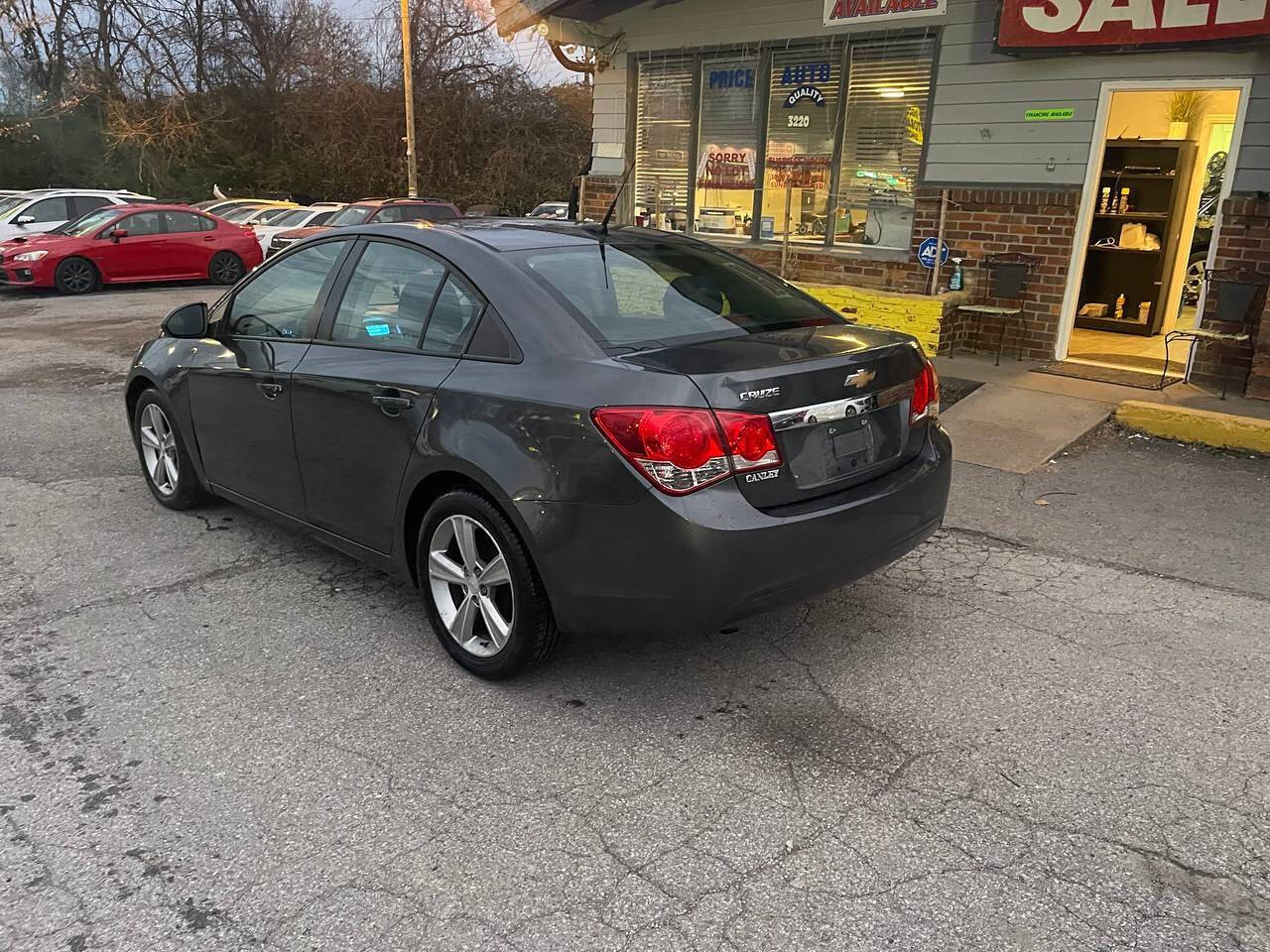 2013 Chevrolet Cruze for sale at Green Ride LLC in NASHVILLE, TN