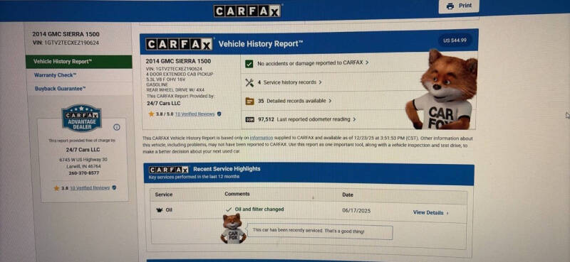 2014 GMC Sierra 1500