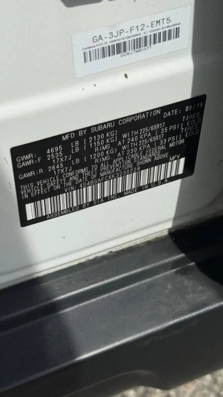 2019 Subaru Outback 2.5i Premium