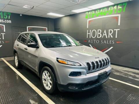 2014 Jeep Cherokee for sale at Hobart Auto Sales in Hobart IN