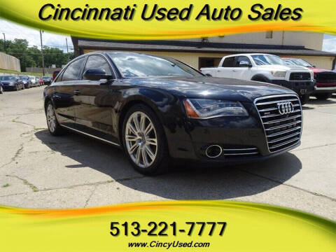 2014 Audi A8 L for sale at Cincinnati Used Auto Sales in Cincinnati OH