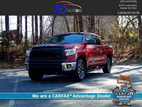 2014 Toyota Tundra for sale at Zed Motors in Raleigh NC