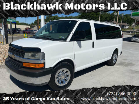 2013 Chevrolet Express Passenger for sale at Blackhawk Motors LLC in Beaver Falls PA
