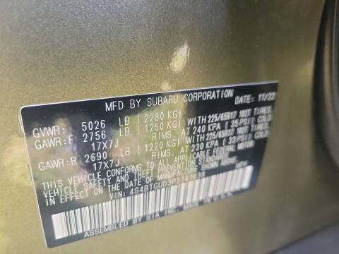 2023 Subaru Outback Wilderness