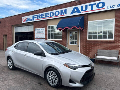 2019 Toyota Corolla for sale at FREEDOM AUTO LLC in Wilkesboro NC