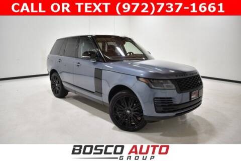 2020 Land Rover Range Rover for sale at Bosco Auto Group in Flower Mound TX