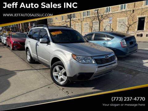 2009 Subaru Forester for sale at Jeff Auto Sales INC in Chicago IL