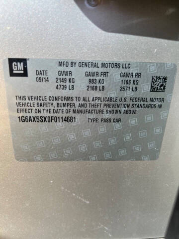 2015 Cadillac CTS 2.0T Luxury Collection