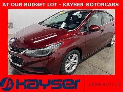 2016 Chevrolet Cruze for sale at Kayser Motorcars in Janesville WI