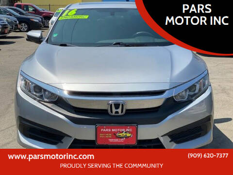 2016 Honda Civic for sale at PARS MOTOR INC in Pomona CA
