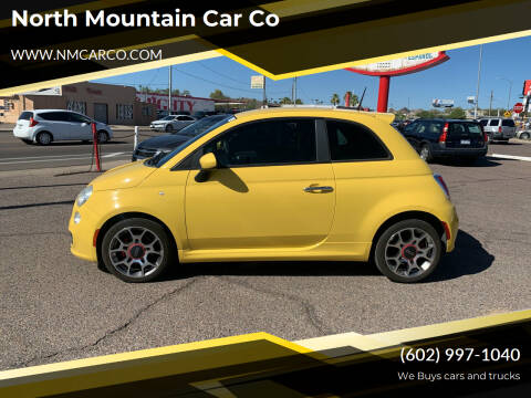 2012 FIAT 500 for sale at North Mountain Car Co in Phoenix AZ