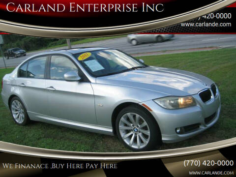 2011 BMW 3 Series for sale at Carland Enterprise Inc in Marietta GA