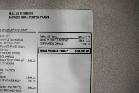 2024 Chevrolet Corvette Stingray