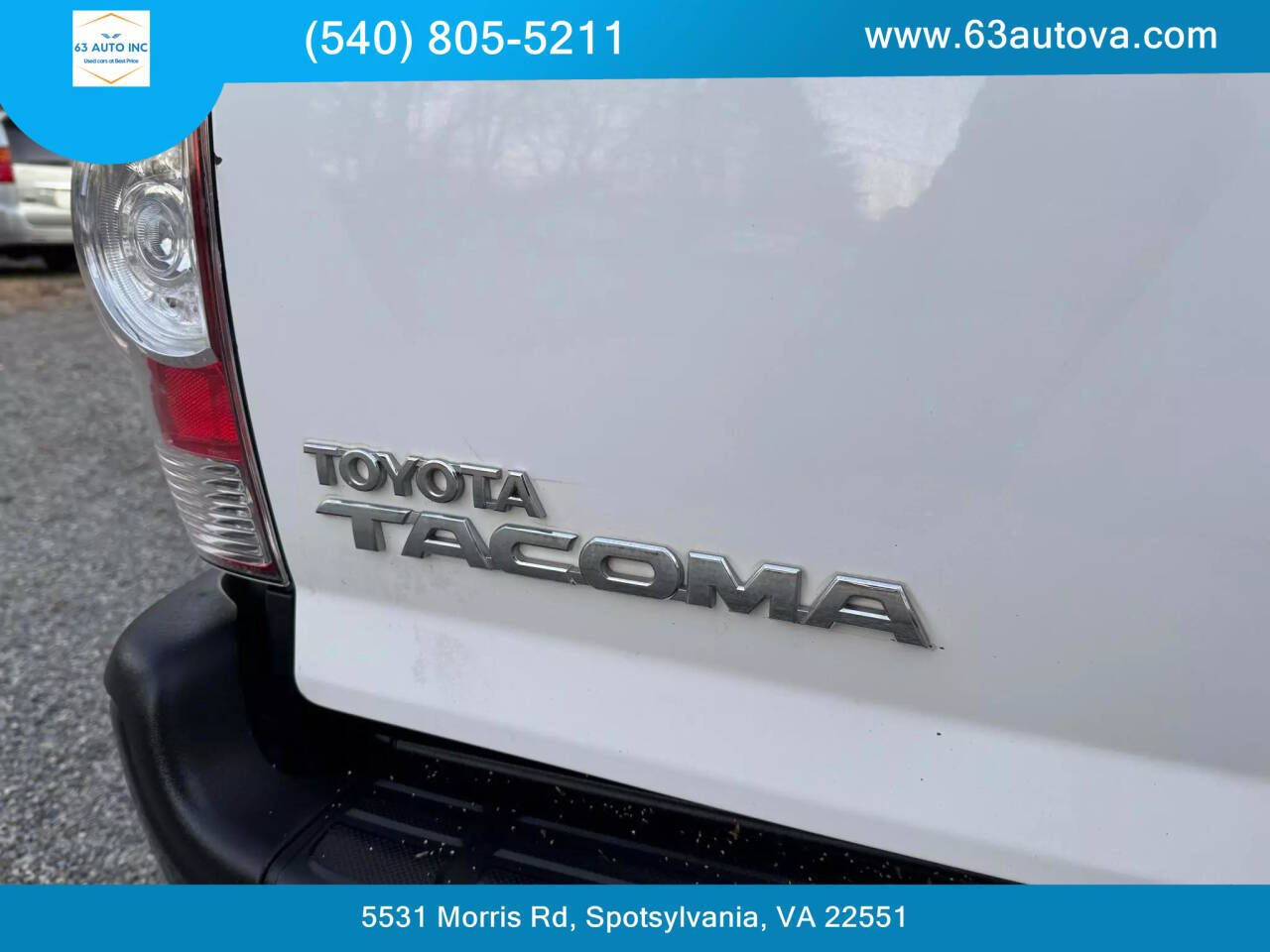 2010 Toyota Tacoma for sale at 63 Auto Inc in Spotsylvania, VA