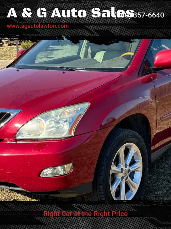 2009 Lexus RX 350 for sale at A & G Auto Sales in Lawton OK