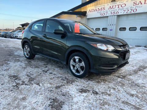 2018 Honda HR-V for sale at Adams Auto Sales Inc in Mankato MN