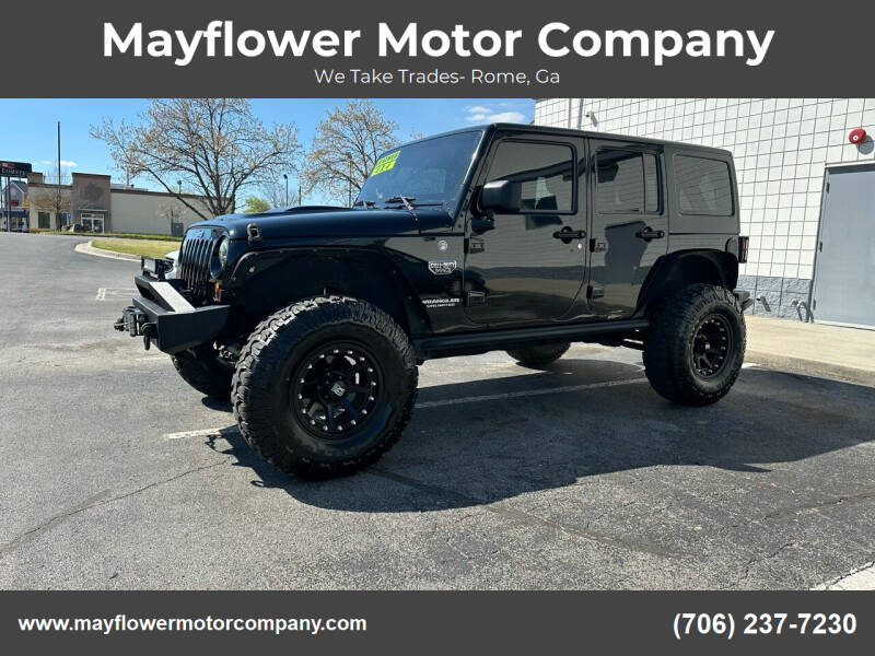 2012 Jeep Wrangler Unlimited for sale at Mayflower Motor Company in Rome GA