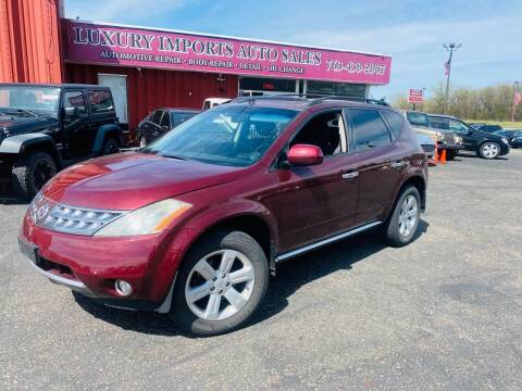 2007 Nissan Murano for sale at LUXURY IMPORTS AUTO SALES INC in North Branch MN
