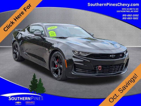 2021 Chevrolet Camaro for sale at PHIL SMITH AUTOMOTIVE GROUP - SOUTHERN PINES GM in Southern Pines NC