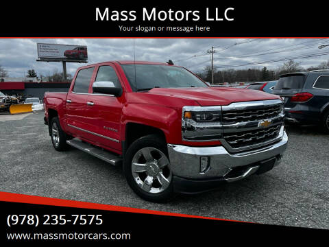 2018 Chevrolet Silverado 1500 for sale at Mass Motors LLC in Worcester MA